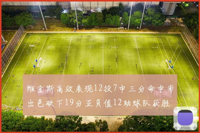 维金斯高效表现12投7中三分命中率出色砍下19分正负值12助球队获胜
